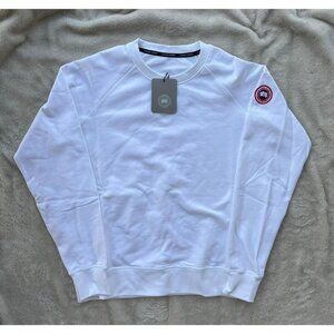 Canada Goose White Badge Crewneck